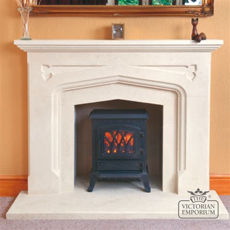 tudor stone fireplaces